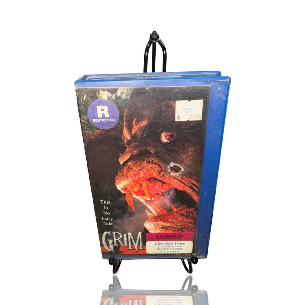 Grim VHS 1996 Horror Movie R Rated Emmanuel Xuereb John Chancer: CUT Box